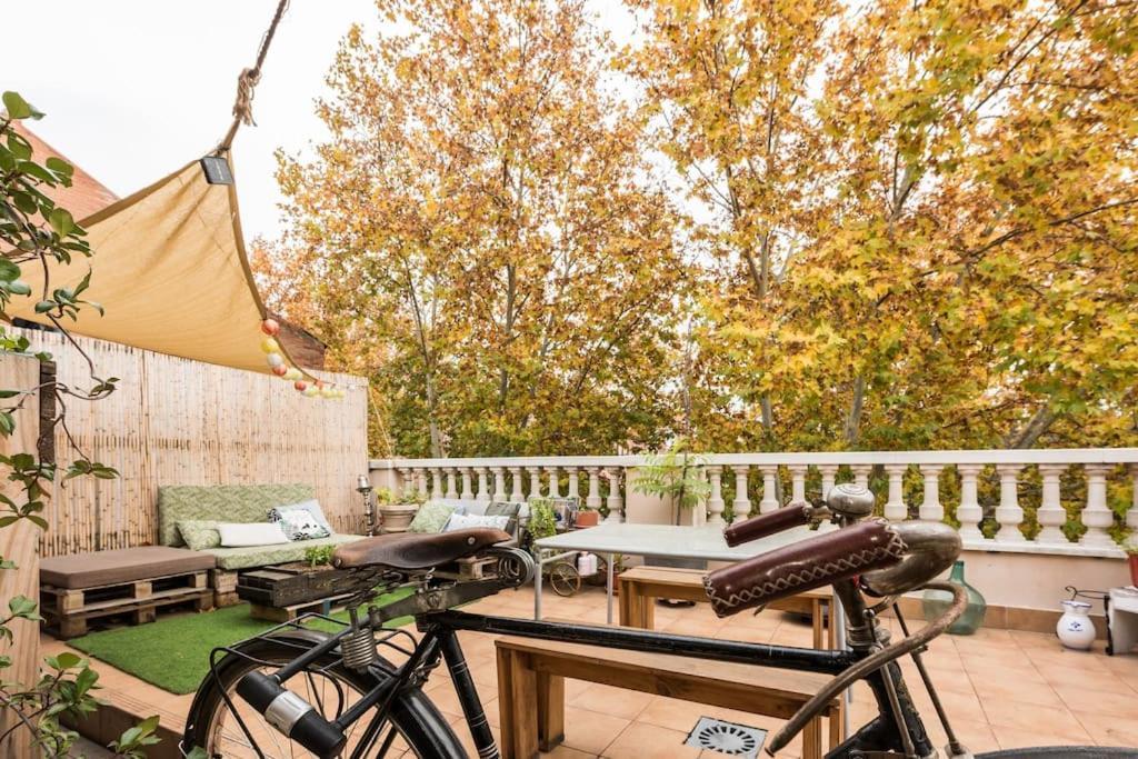 Ático con terraza y chimenea junto a Universidad Alcalá de Henares Exterior foto